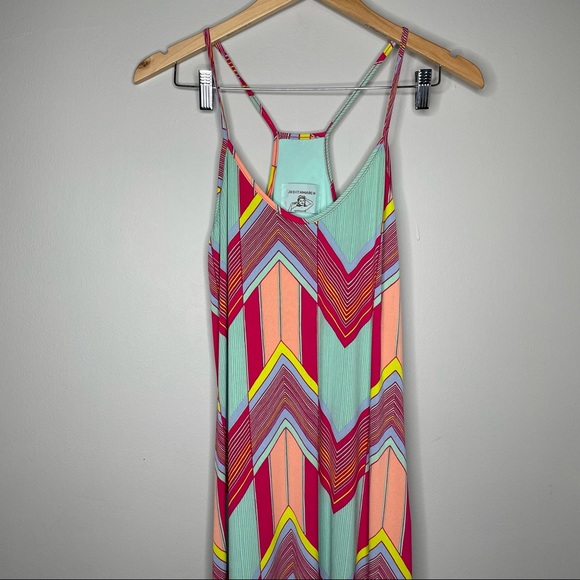 Judith March Geometric Patterned Maxi Dress - Picture 2 of 4
